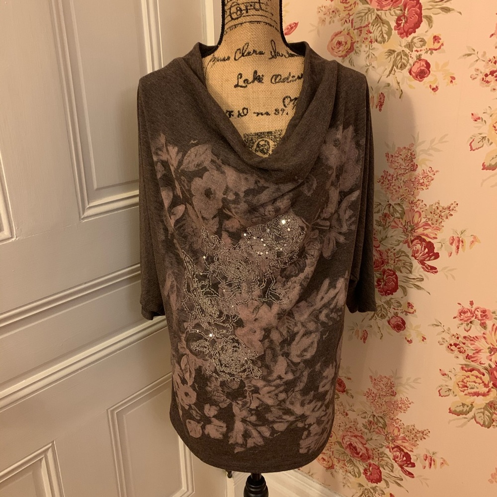 Susan Lawrence | Cowl Neck Lightweight Sweater